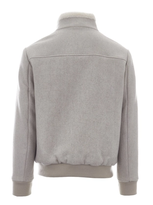 Born With Appetite Molte Short Woolen Jacket With Zipper