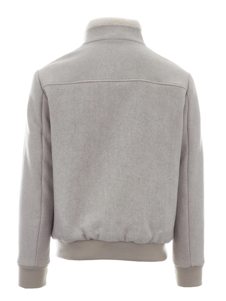 Born With Appetite Molte Short Woolen Jacket With Zipper
