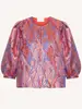 BY-BAR mauri jacquard blouse