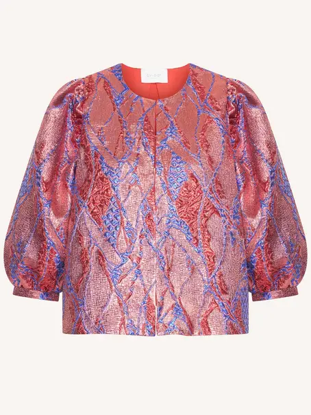 BY-BAR mauri jacquard blouse