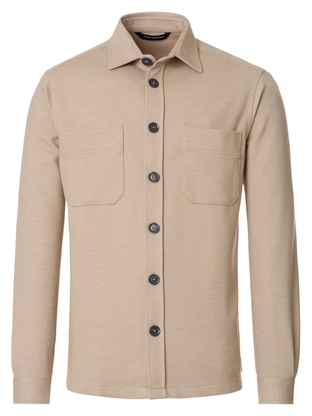 Casa Moda Sweat Overshirt, Knopf, Tasche