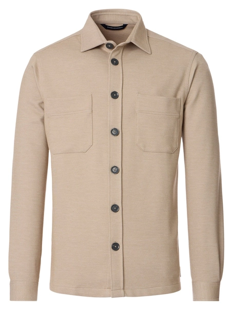 Casa Moda Sweat Overshirt, Knopf, Tasche