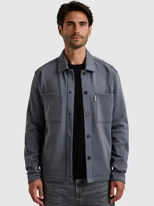 Cast Iron Button jacket interlock