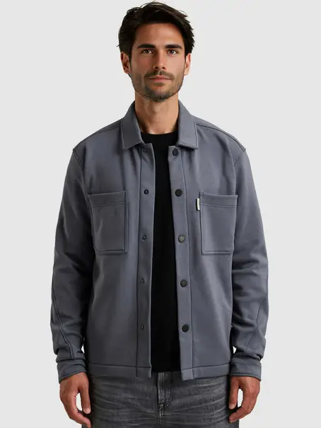 Cast Iron Button jacket interlock