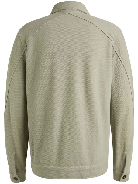 Cast Iron Button jacket twill sweat