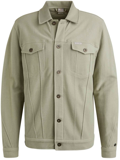 Cast Iron Button jacket twill sweat