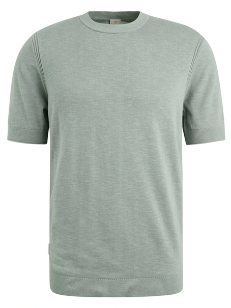 Cast Iron Crewneck cotton blend slub