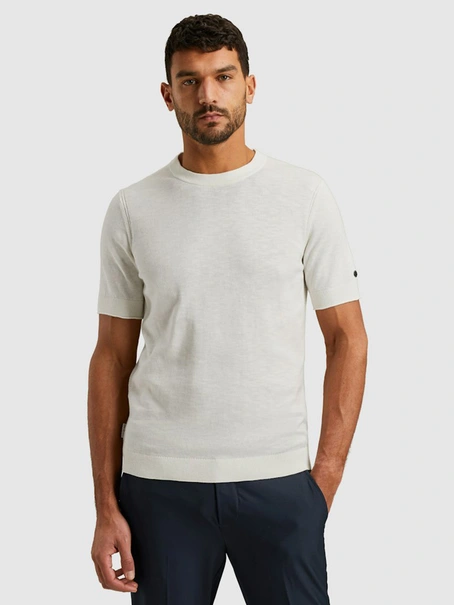 Cast Iron Crewneck cotton blend slub