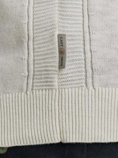 Cast Iron Crewneck cotton blend slub
