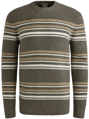 Cast Iron Crewneck regular fit cotton blend