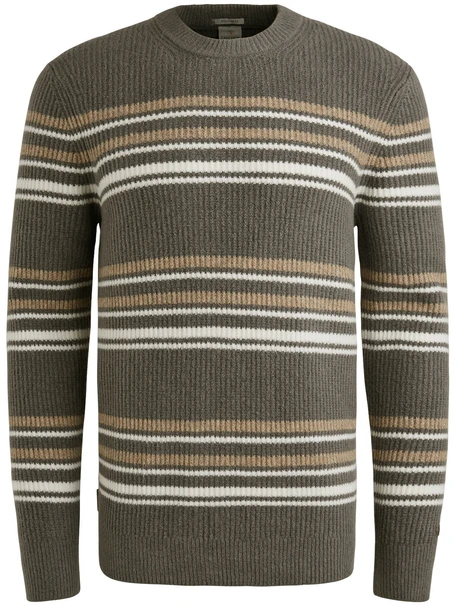 Cast Iron Crewneck regular fit cotton blend