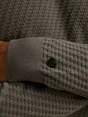 Cast Iron Crewneck regular fit cotton stretc