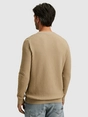 Cast Iron Crewneck regular fit cotton stretc