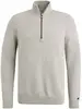 Cast Iron Half zip collar cotton mix
