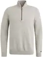 Cast Iron Half zip collar cotton mix