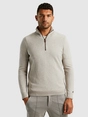 Cast Iron Half zip collar cotton mix