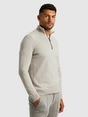 Cast Iron Half zip collar cotton mix