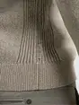Cast Iron Half zip collar cotton mix