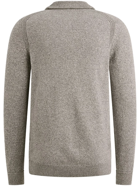 Cast Iron Half zip collar cotton mix