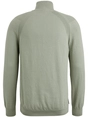 Cast Iron Half zip collar cotton stretch