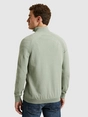 Cast Iron Half zip collar cotton stretch