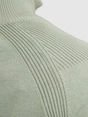 Cast Iron Half zip collar cotton stretch