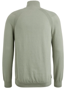 Cast Iron Half zip collar cotton stretch