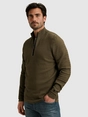 Cast Iron Half zip collar ecovero