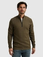 Cast Iron Half zip collar ecovero