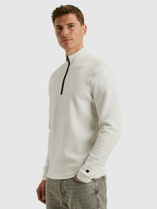 Cast Iron Half zip collar ecovero