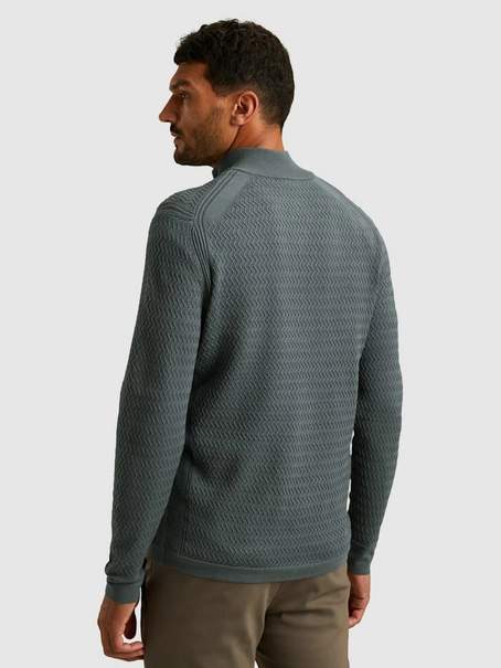 Cast Iron Half zip collar ecovero