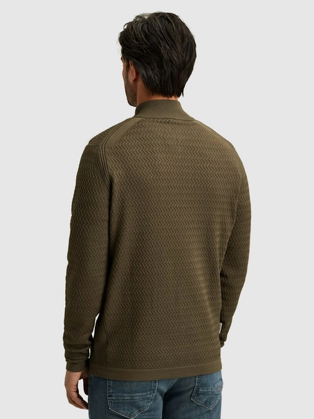 Cast Iron Half zip collar ecovero