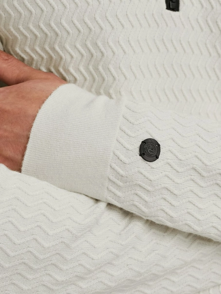 Cast Iron Half zip collar ecovero
