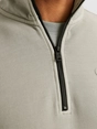 Cast Iron Half zip collar regular fit halfzi