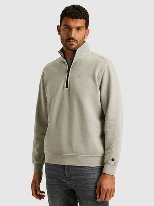 Cast Iron Half zip collar regular fit halfzi