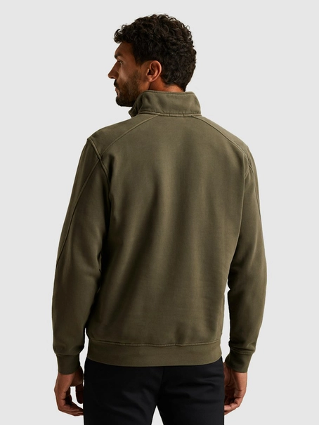 Cast Iron Half zip collar regular fit halfzi
