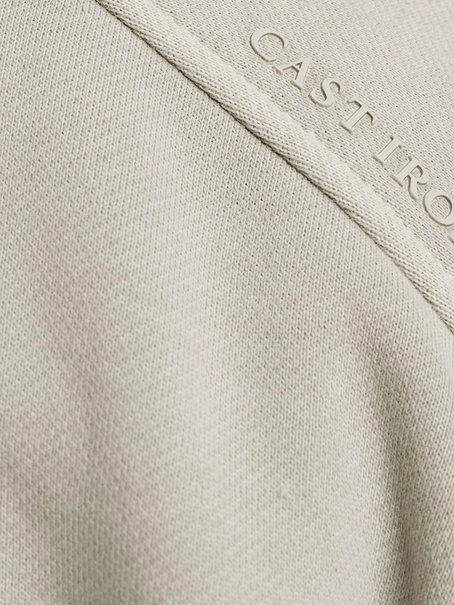 Cast Iron Half zip collar regular fit halfzi