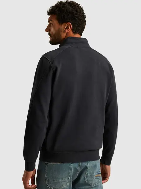Cast Iron Half zip collar regular fit halfzi
