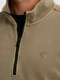 Cast Iron Half zip collar regular fit peache