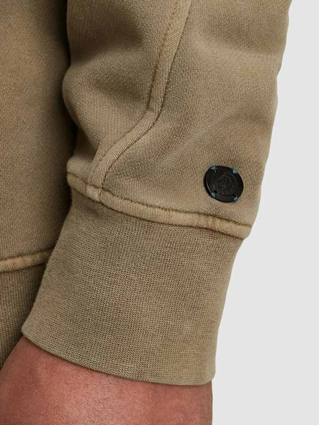 Cast Iron Half zip collar regular fit peache