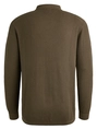 Cast Iron Long sleeve polo cotton modal