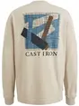 Cast Iron Long sleeve r-neck regular fit pop
