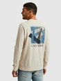 Cast Iron Long sleeve r-neck regular fit pop