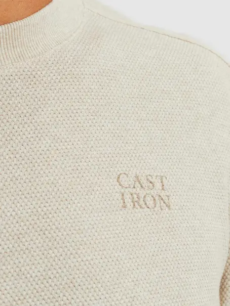 Cast Iron Long sleeve r-neck regular fit pop