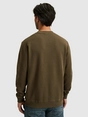 Cast Iron Long sleeve r-neck regular fit twi