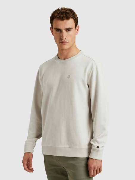 Cast Iron Long sleeve r-neck regular fit twi