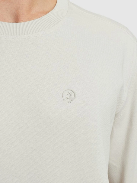 Cast Iron Long sleeve r-neck regular fit twi