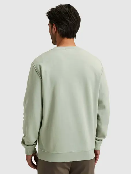 Cast Iron Long sleeve r-neck regular fit twi