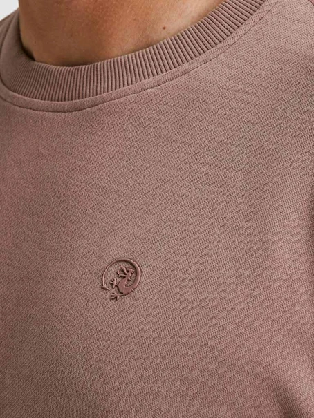 Cast Iron Long sleeve r-neck regular fit twi