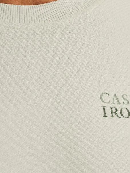 Cast Iron Long sleeve r-neck regular fit twi